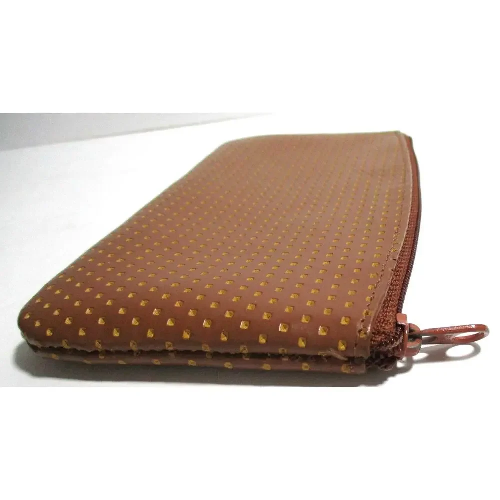 Vintage Dooney & Bourke Brown Leather Zip Pouch